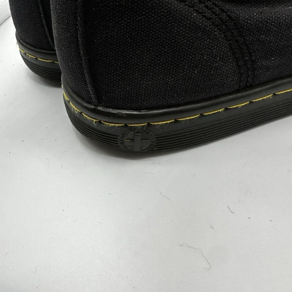 Dr. Martens Alfie Boot Mens Size 8 Women's Size 9 Black Canvas Doc Air Wair Shoe